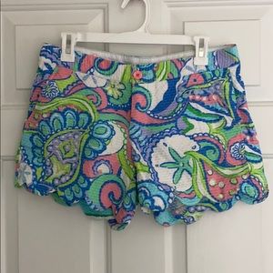 Lilly Pulitzer Buttercup shorts, size 2